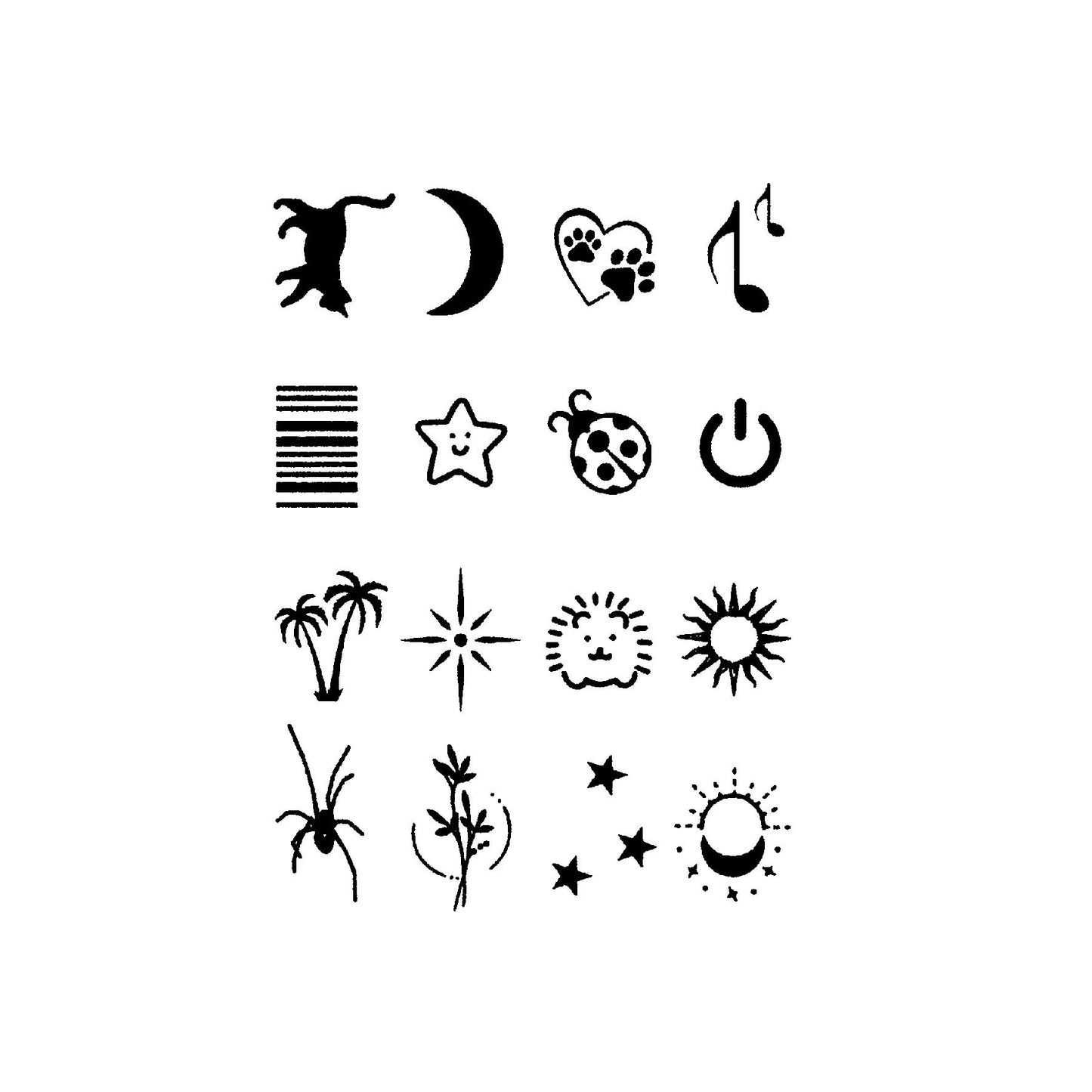 Herbal Juice Semi-permanent Waterproof Tattoo Sticker BUY 1 GET 2