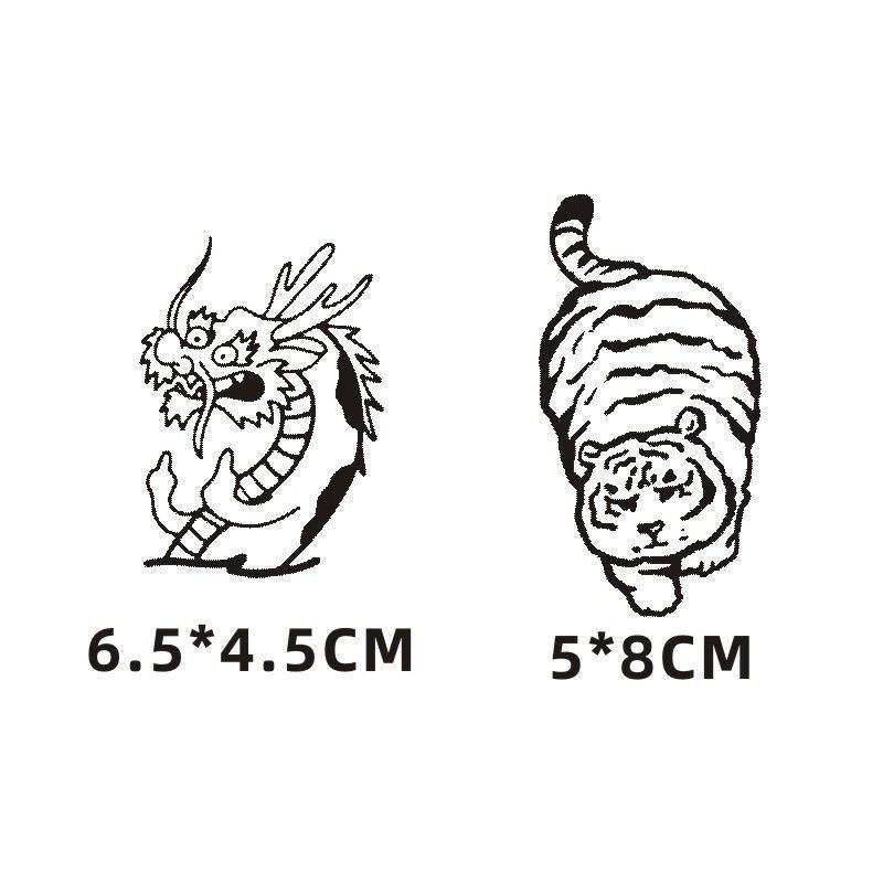 Herbal Juice Funny Guan Yu Tattoo Waterproof And Durable Tattoo Sticker BUY 1 GET 2