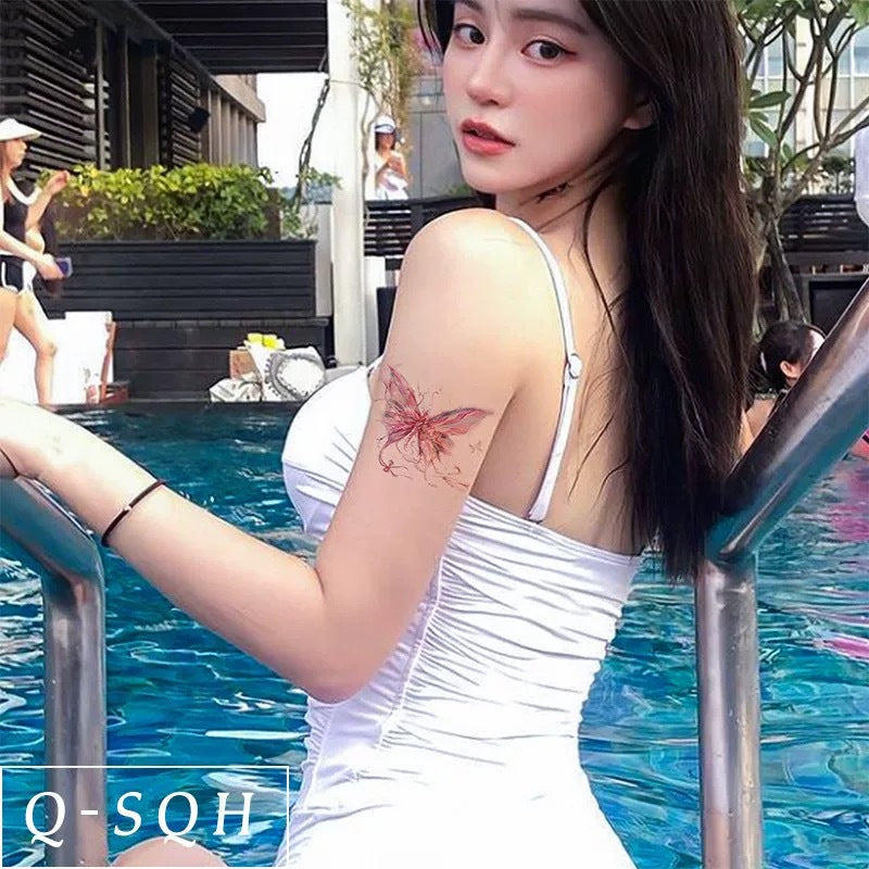 Colorful Tattoo Sticker Sweet Cool Ins Style Butterfly BUY 1 GET 3