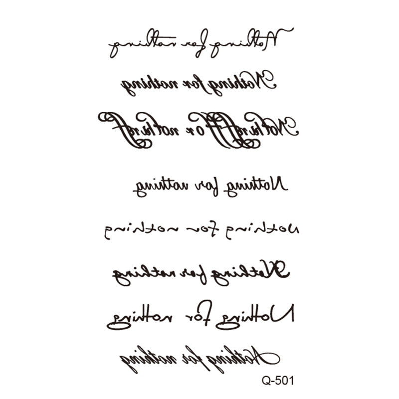 Waterproof Tattoo Sticker Set Any Combination BUY 1 GET 3