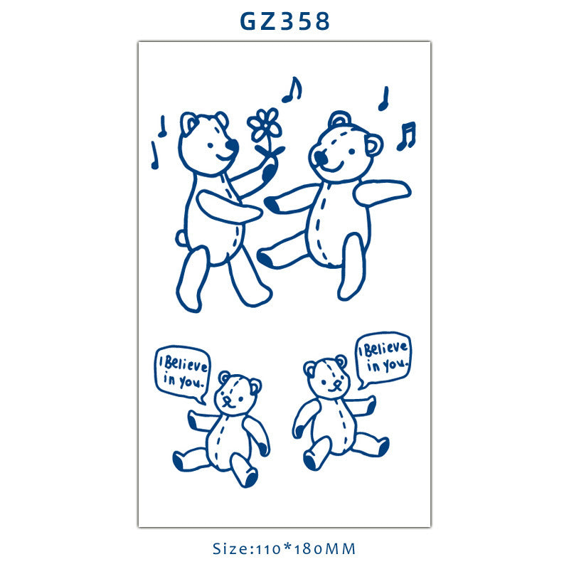 Tattoo Sticker Semi-permanent Herbal Juice Tattoo Sticker Simulation Personality BUY 1 GET 2