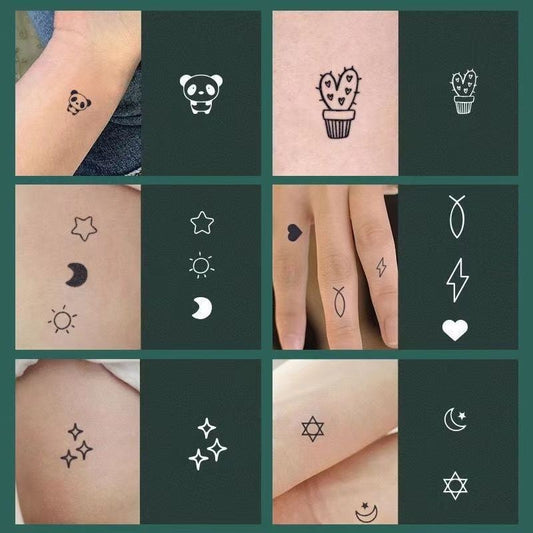 Herbal Juice Semi-permanent Waterproof Tattoo Sticker BUY 1 GET 2