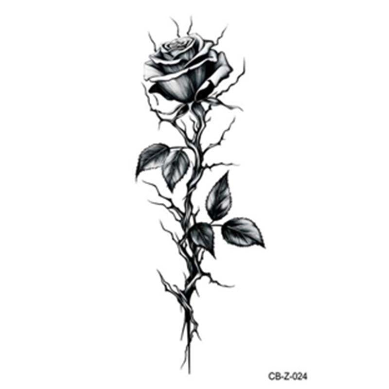 European And American Style Herbal Juice Tattoo Sticker Half Sleeve Semi-permanent BUY 1 GET 2