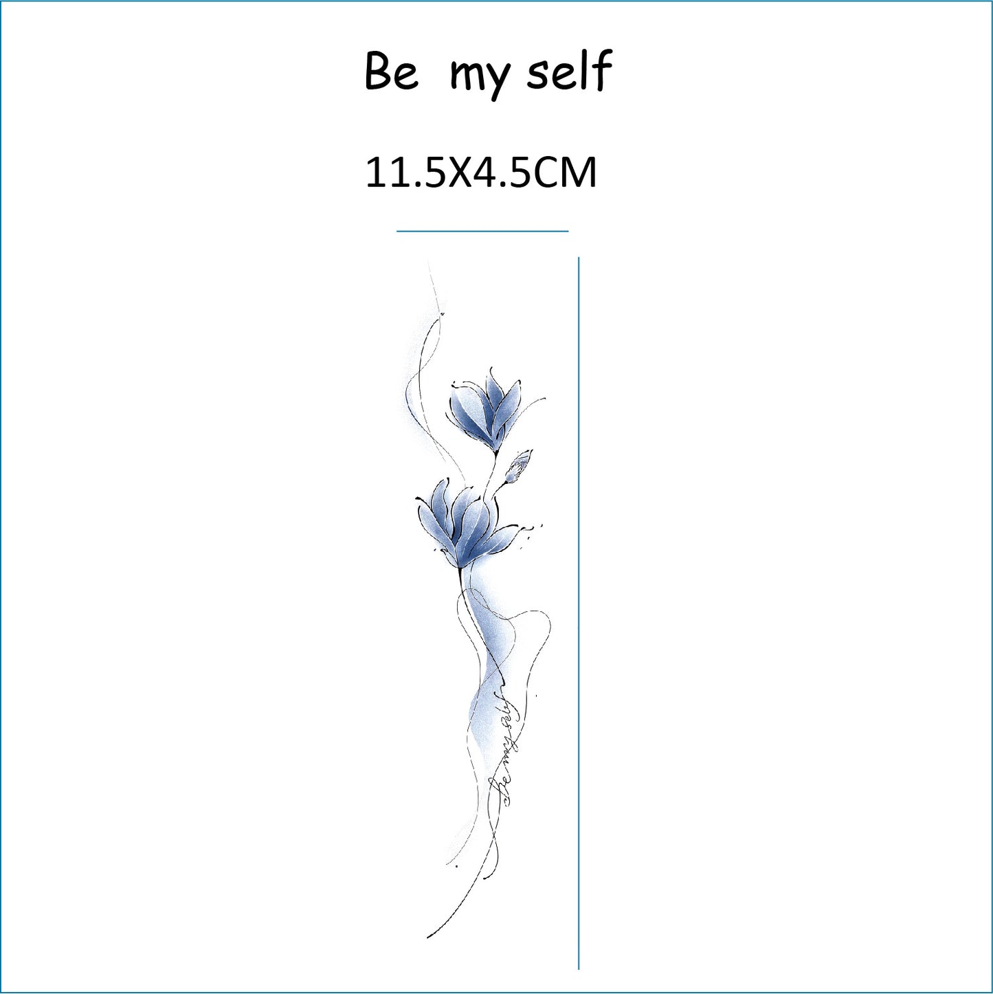 Colorful Arm Flower Tattoo Transfer Printing BUY 1 GET 3