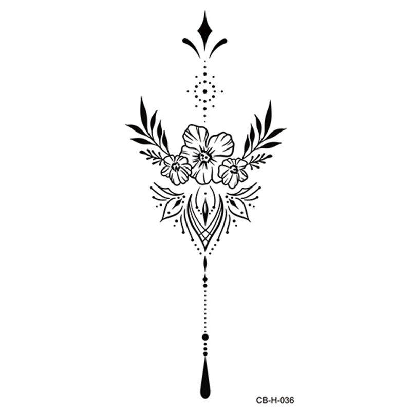 Internet Celebrity Herbal Juice Tattoo Tattoo Sticker BUY 1 GET 2