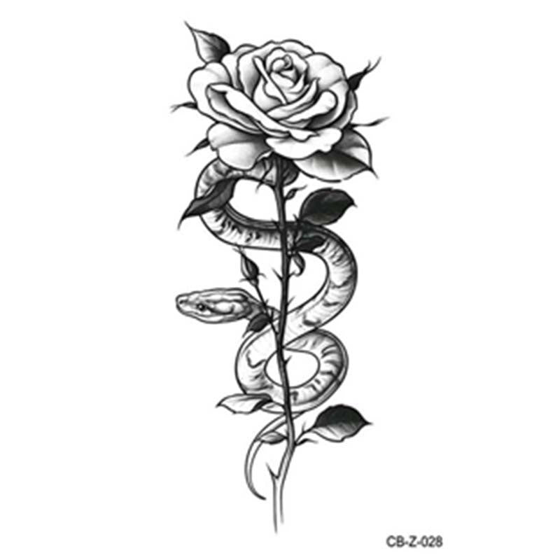 European And American Style Herbal Juice Tattoo Sticker Half Sleeve Semi-permanent BUY 1 GET 2