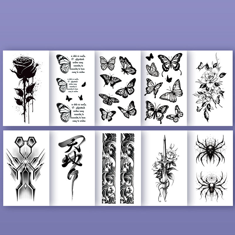 Tattoo Sticker Female Waterproof And Durable Male Color BUY 1 GET 3