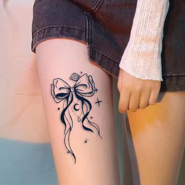 Butterfly Love Moon Star Tattoo Sticker Herbal Semi-permanent Waterproof And Durable BUY 1 GET 2