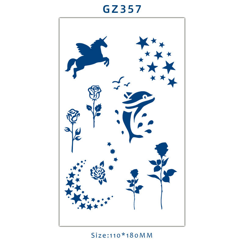 Tattoo Sticker Semi-permanent Herbal Juice Tattoo Sticker Simulation Personality BUY 1 GET 2