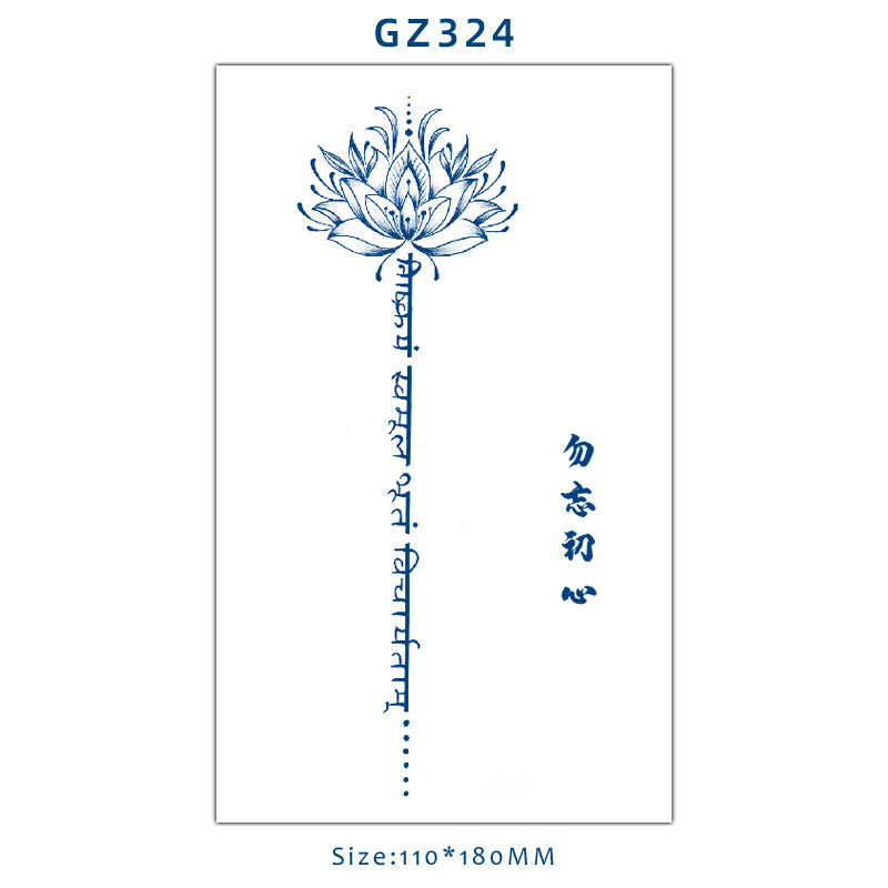 Tattoo Sticker Semi-permanent Herbal Juice Tattoo Sticker Simulation Personality BUY 1 GET 2