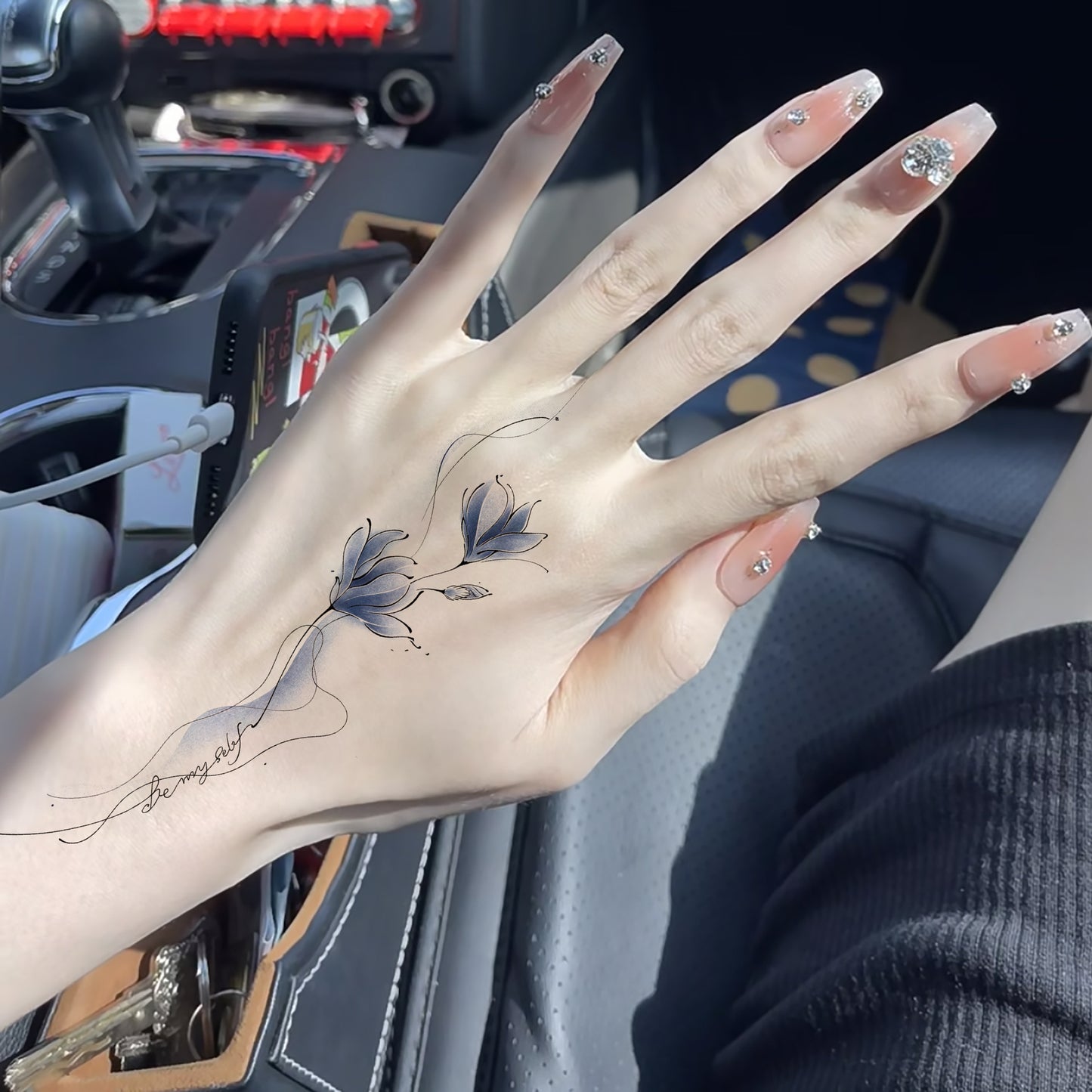 Colorful Arm Flower Tattoo Transfer Printing BUY 1 GET 3