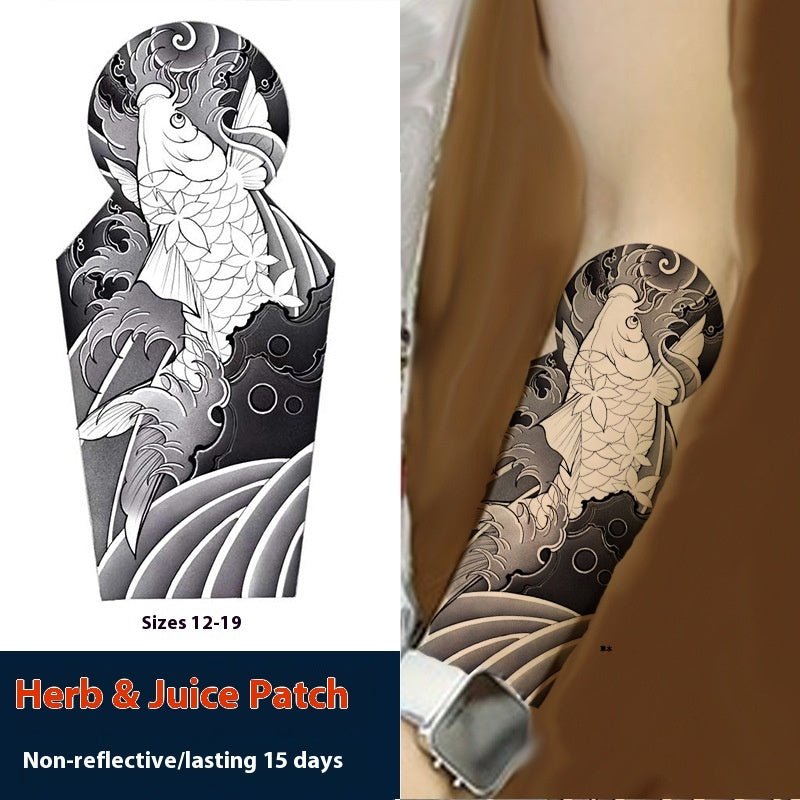 New Traditional Herbal Semi-permanent Tattoo Sticker Long Lasting Waterproof BUY 1 GET 2