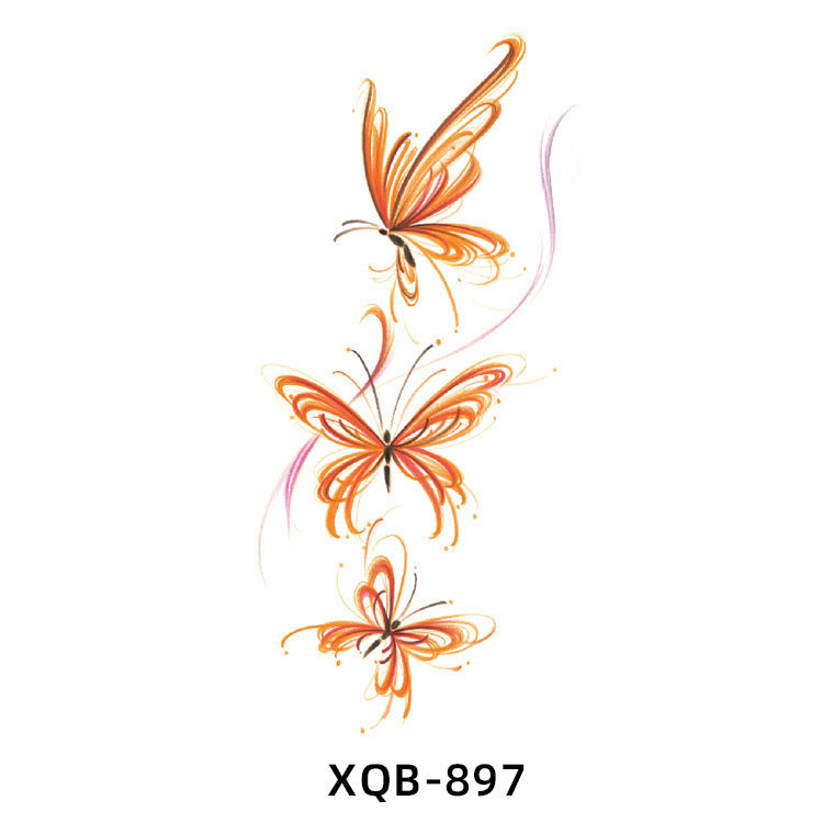 New Flower Arm Tattoo Sticker Waterproof Men And Women BUY 1 GET 2