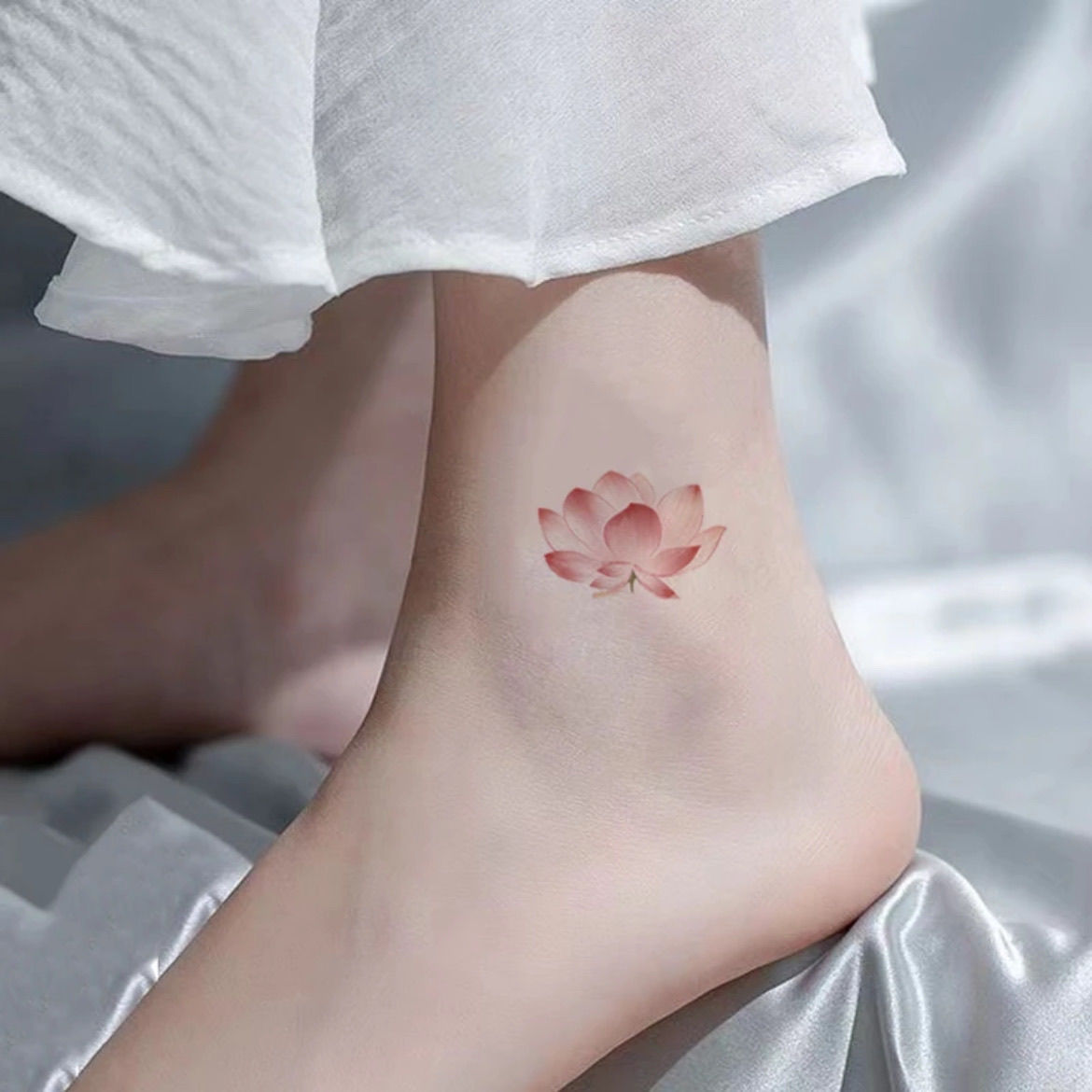 Good Luck Lotus Tattoo Sticker Waterproof And Durable Beautiful BUY 1 GET 3