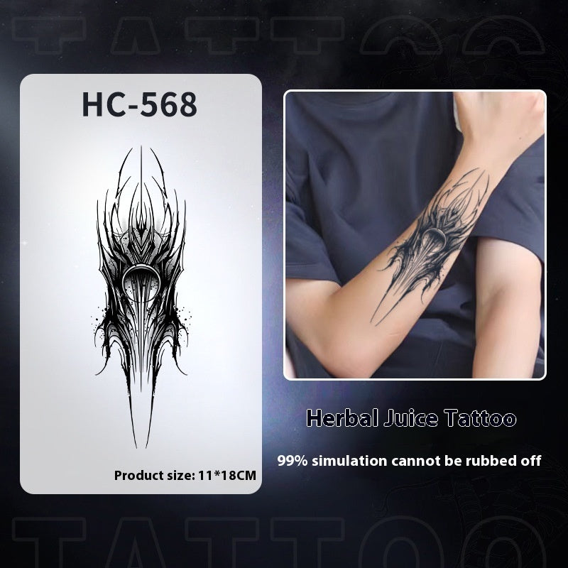 Cool Mecha Tattoo Pattern Waterproof And Durable Non-reflective BUY 1 GET 2