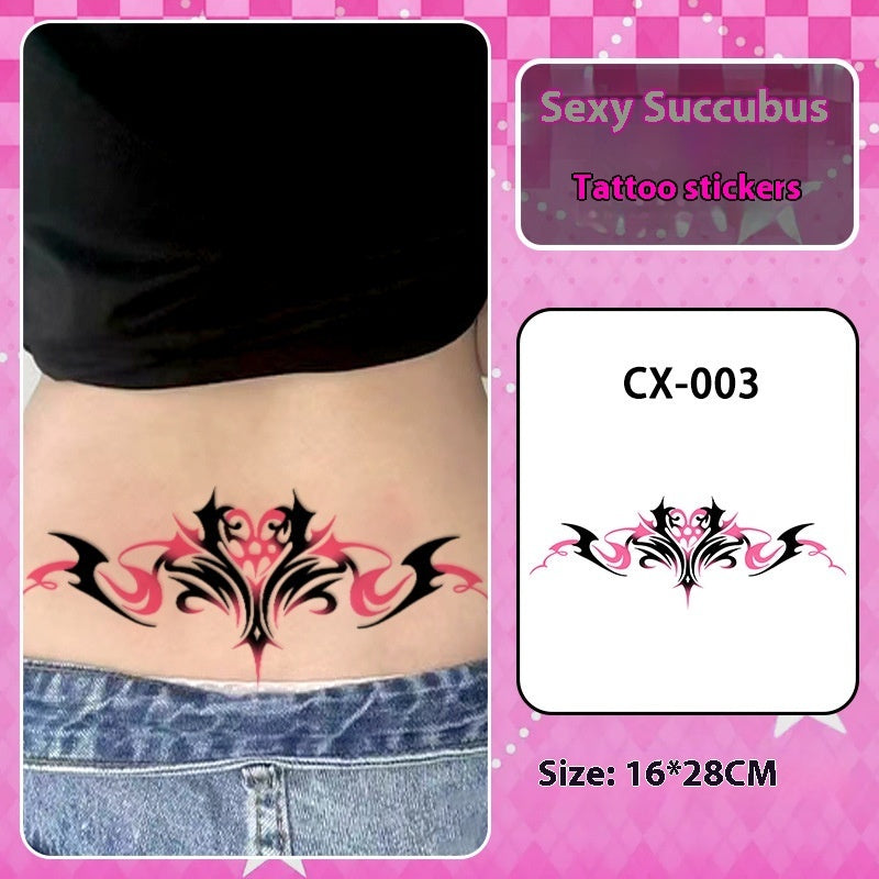 Tattoo Sticker Private Waist And Abdomen Waterproof Women's Long-lasting BUY 1 GET 2