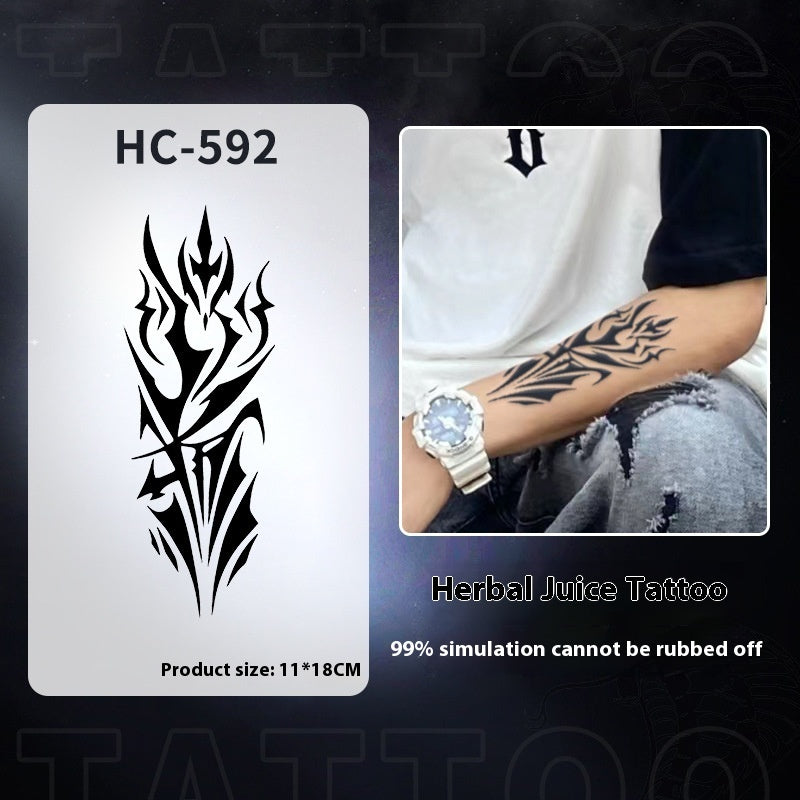 Cool Mecha Tattoo Pattern Waterproof And Durable Non-reflective BUY 1 GET 2