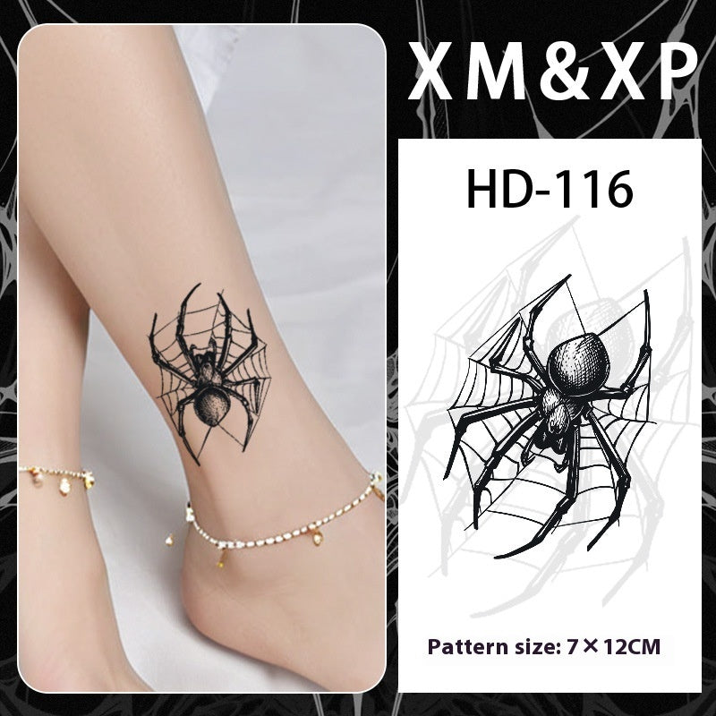 Spider Strange Talk Domineering Herbal Juice Tattoo Sticker Good-looking Sexy BUY 1 GET 2
