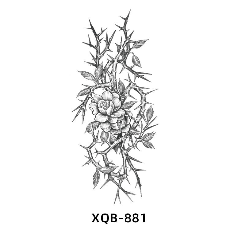 New Flower Arm Tattoo Sticker Waterproof Men And Women BUY 1 GET 2