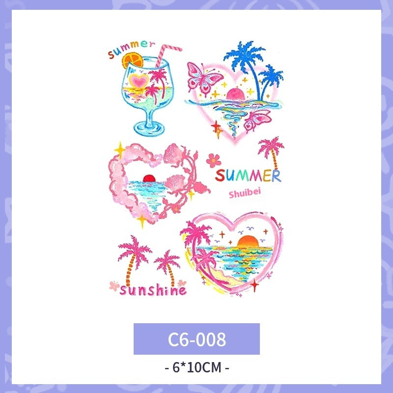 Waterproof And Durable Colorized Butterfly Tattoo Sticker  BUY 1 GET 3