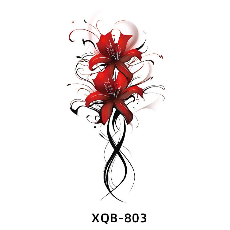 New Flower Arm Tattoo Sticker Waterproof Men And Women BUY 1 GET 2