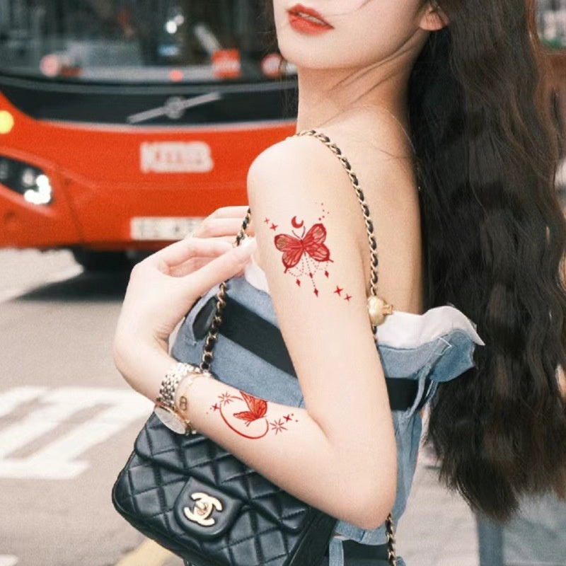 Waterproof And Durable Colorized Butterfly Tattoo Sticker  BUY 1 GET 3