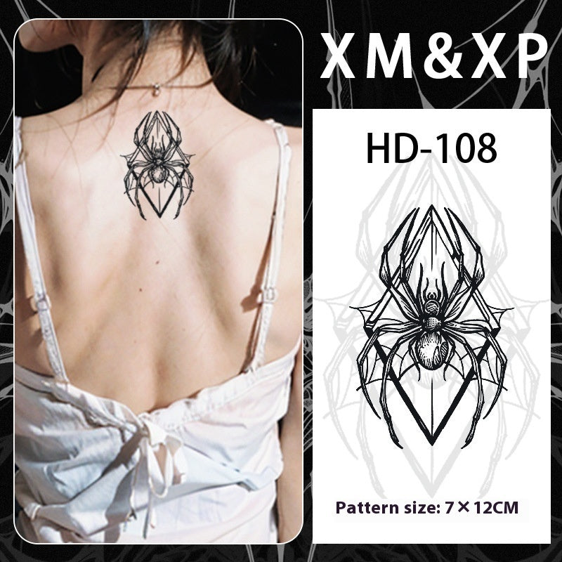 Spider Strange Talk Domineering Herbal Juice Tattoo Sticker Good-looking Sexy BUY 1 GET 2
