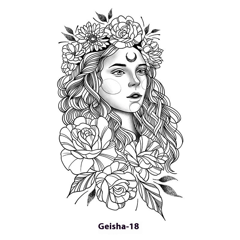 Herbal Waterproof And Durable Tattoo Text Tattoo Stickers BUY 1 GET 2