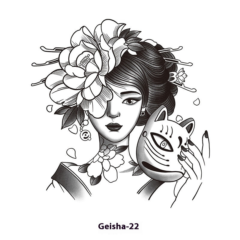 Herbal Waterproof And Durable Tattoo Text Tattoo Stickers BUY 1 GET 2