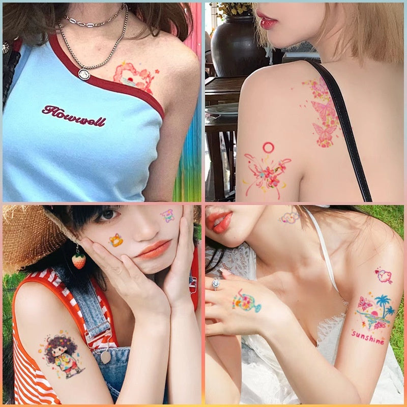 Waterproof And Durable Colorized Butterfly Tattoo Sticker  BUY 1 GET 3