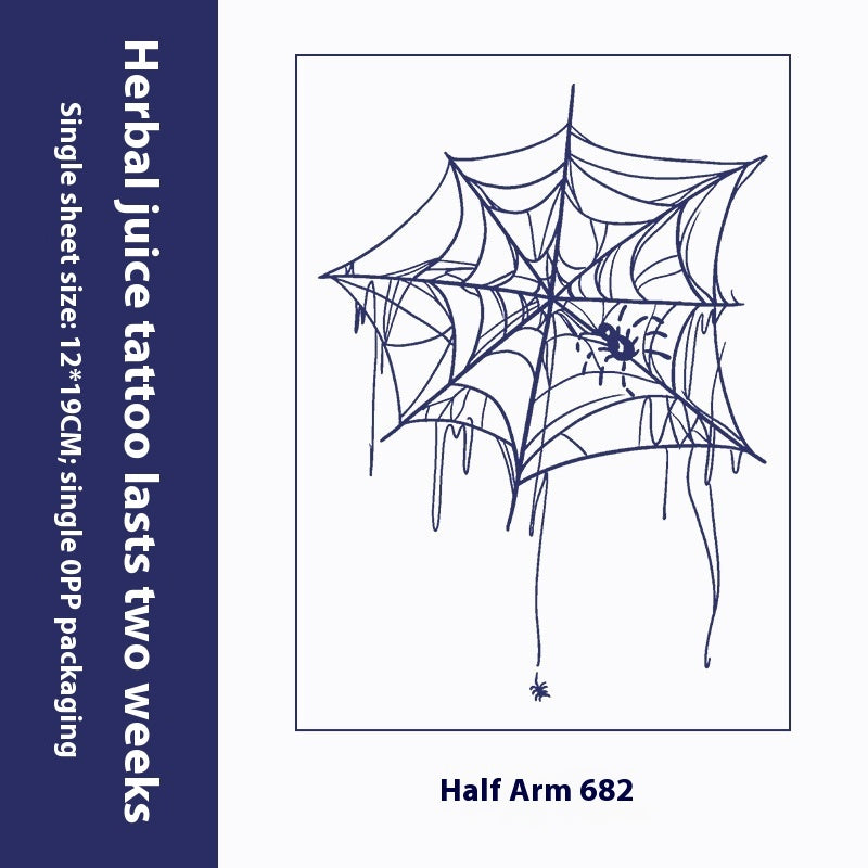 Herbal Tattoo Sticker Dark Flower Arm Juice BUY 1 GET 2