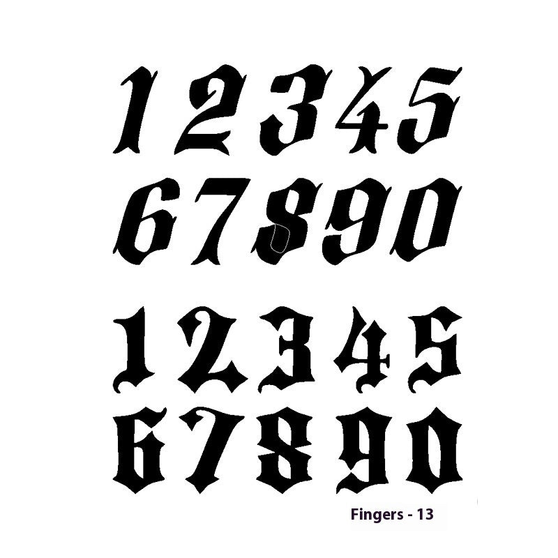 Herbal Juice Tattoo Sticker Sweat-proof Non-reflective Finger Niche Stickers BUY 1 GET 2