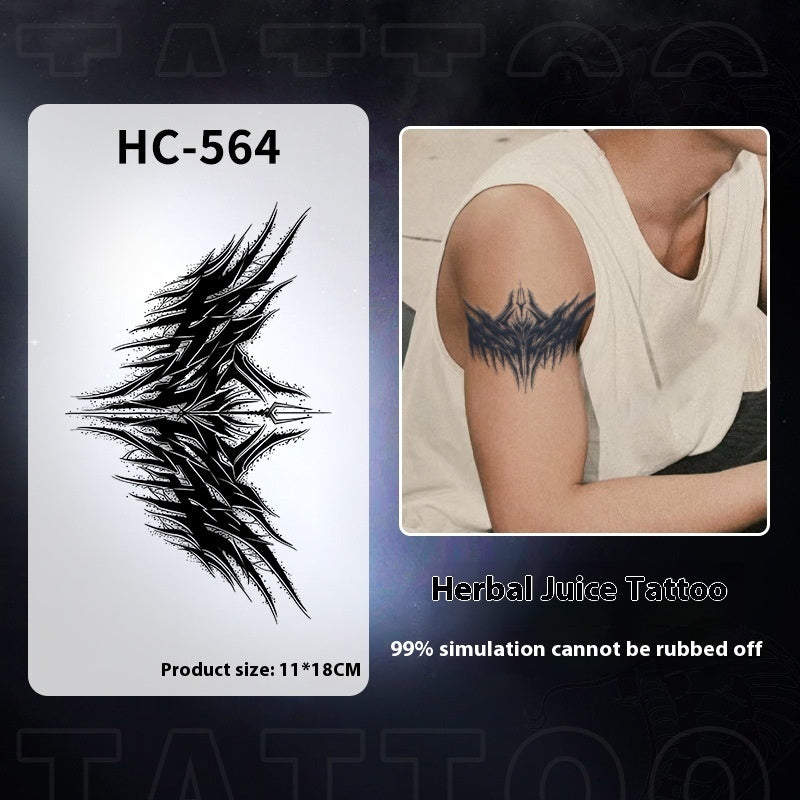 Cool Mecha Tattoo Pattern Waterproof And Durable Non-reflective BUY 1 GET 2