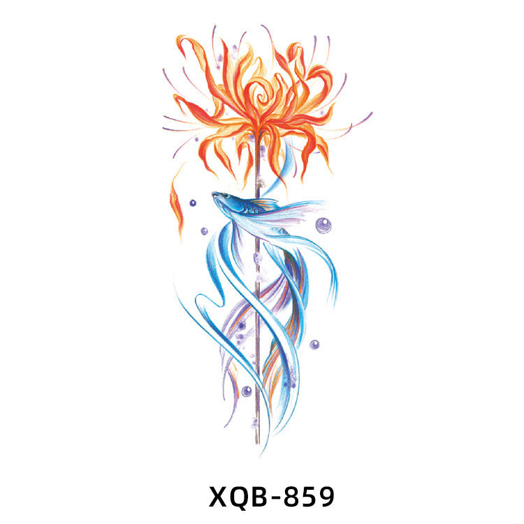 New Flower Arm Tattoo Sticker Waterproof Men And Women BUY 1 GET 2