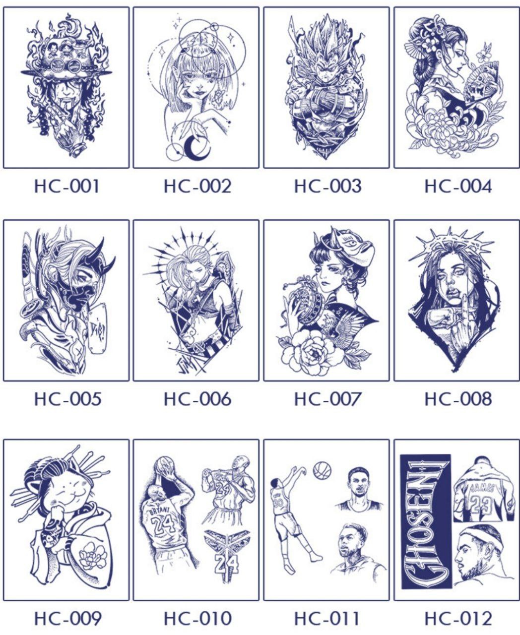 Tattoo Sticker English Letters Ins Style Men's Dark Women's Waterproof BUY 1 GET 2