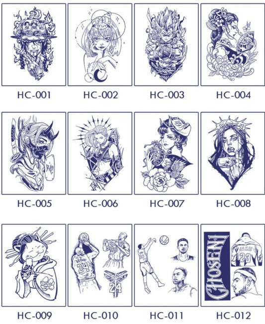 Tattoo Sticker English Letters Ins Style Men's Dark Women's Waterproof BUY 1 GET 2