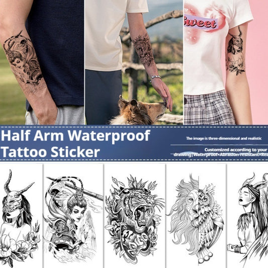 Flower Arm Color Animal Tattoo Sticker BUY 1 GET 2