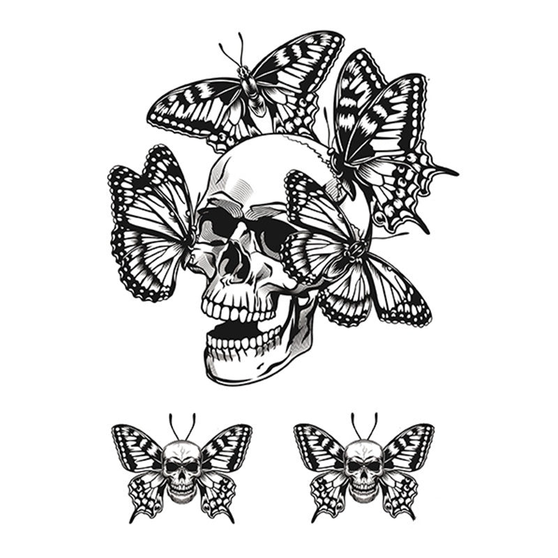 Hot Sale Flower Butterfly Large Pattern Flower Arm Tattoo Sticker BUY 1 GET 2