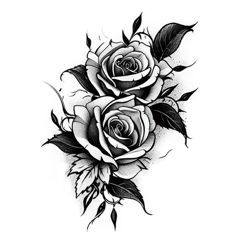 Hot Sale Flower Butterfly Large Pattern Flower Arm Tattoo Sticker BUY 1 GET 2