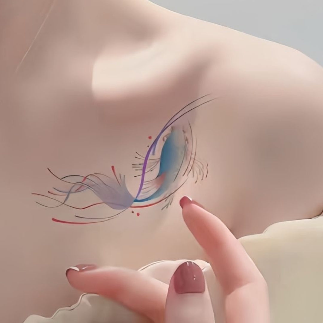 Pink Koi Tattoo Sticker Female High Sense Ins Waterproof And Durable  BUY 1 GET 3