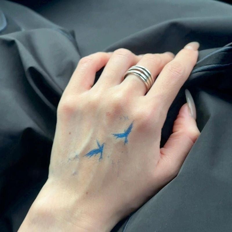 Bird Flying To Freedom Color Tattoo Sticker Waterproof And Durable  BUY 1 GET 3