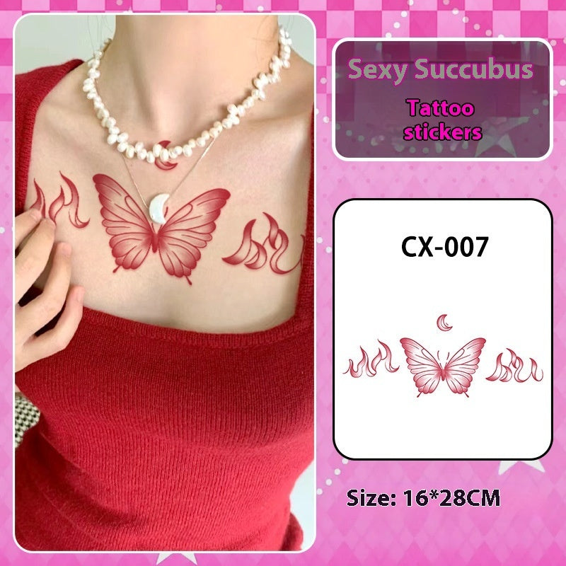 Tattoo Sticker Private Waist And Abdomen Waterproof Women's Long-lasting BUY 1 GET 2