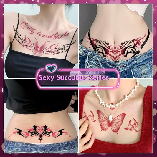 Tattoo Sticker Private Waist And Abdomen Waterproof Women's Long-lasting BUY 1 GET 2