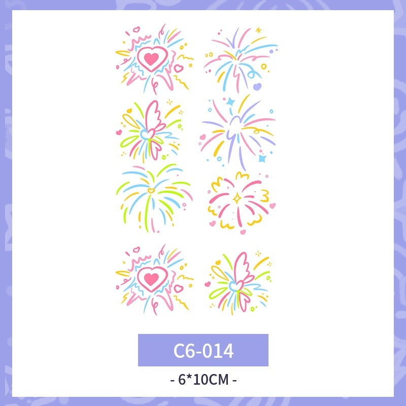 Waterproof And Durable Colorized Butterfly Tattoo Sticker  BUY 1 GET 3