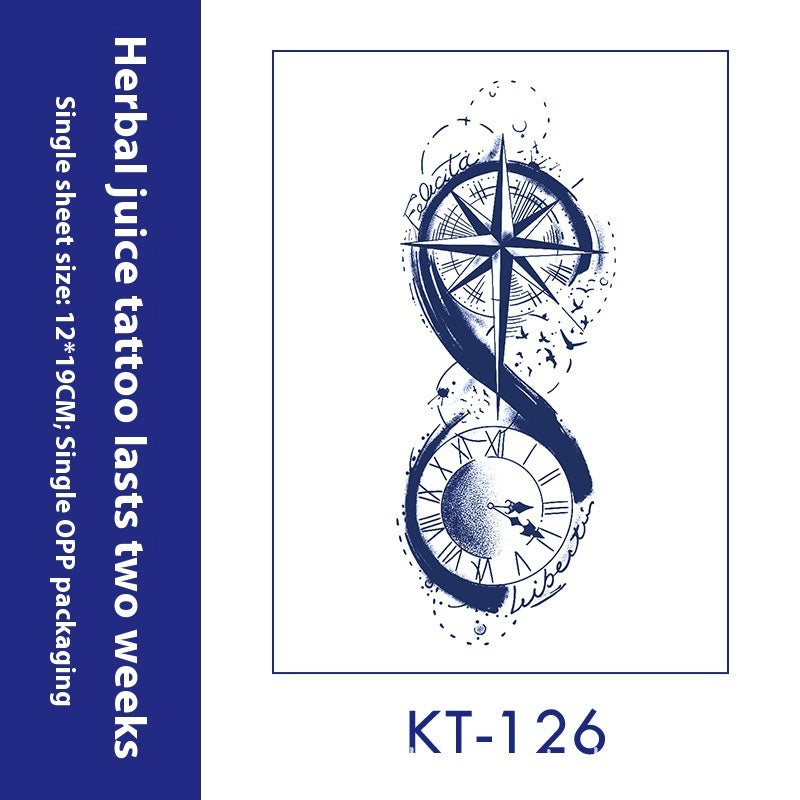 Tattoo Sticker English Letters Ins Style Men's Dark Women's Waterproof BUY 1 GET 2