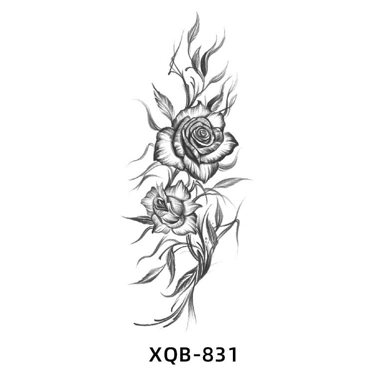 New Flower Arm Tattoo Sticker Waterproof Men And Women BUY 1 GET 2