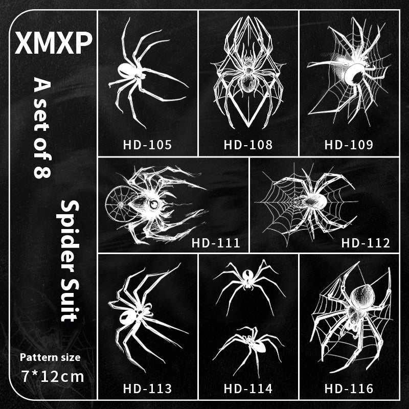 Spider Strange Talk Domineering Herbal Juice Tattoo Sticker Good-looking Sexy BUY 1 GET 2
