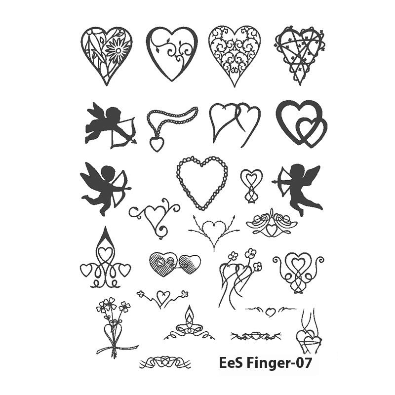 Herbal Juice Tattoo Sticker Sweat-proof Non-reflective Finger Niche Stickers BUY 1 GET 2
