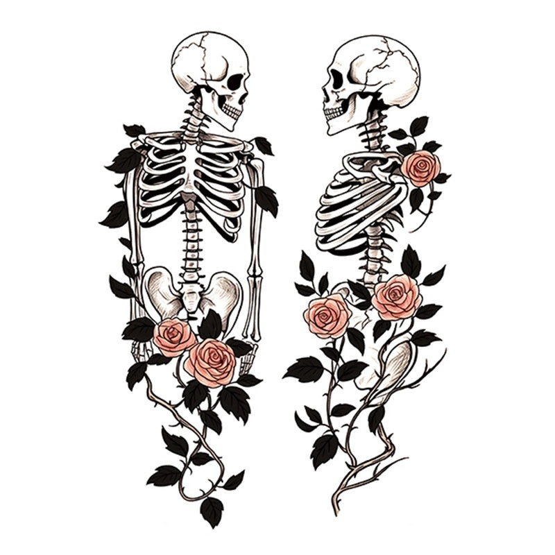 Hot Sale Flower Butterfly Large Pattern Flower Arm Tattoo Sticker BUY 1 GET 2