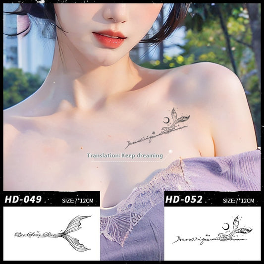 Semi-permanent Tattoo Sticker Female Waterproof And Durable BUY 1 GET 2